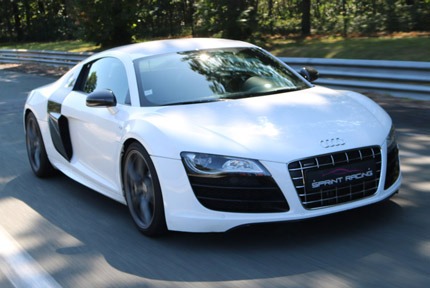 Découverte Audi R8 V10 2 tour