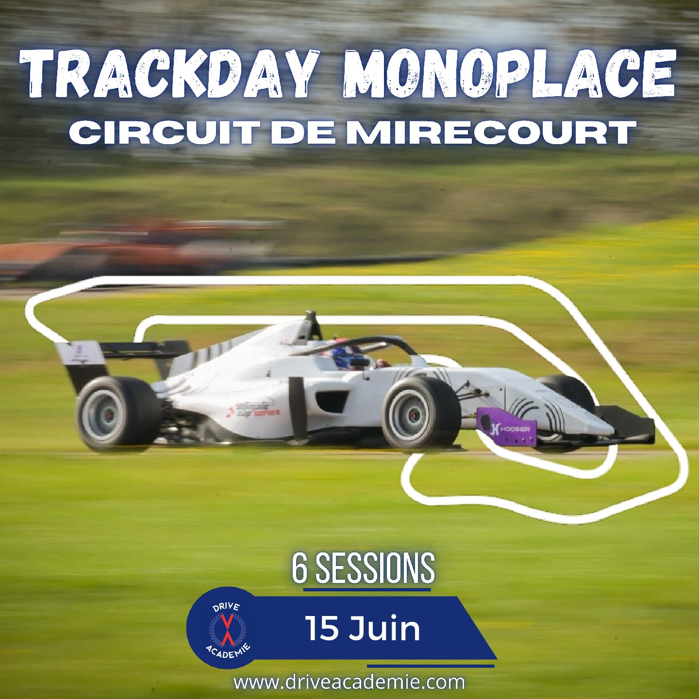 Monoplace circuit de mirecourt 15 juin 2026